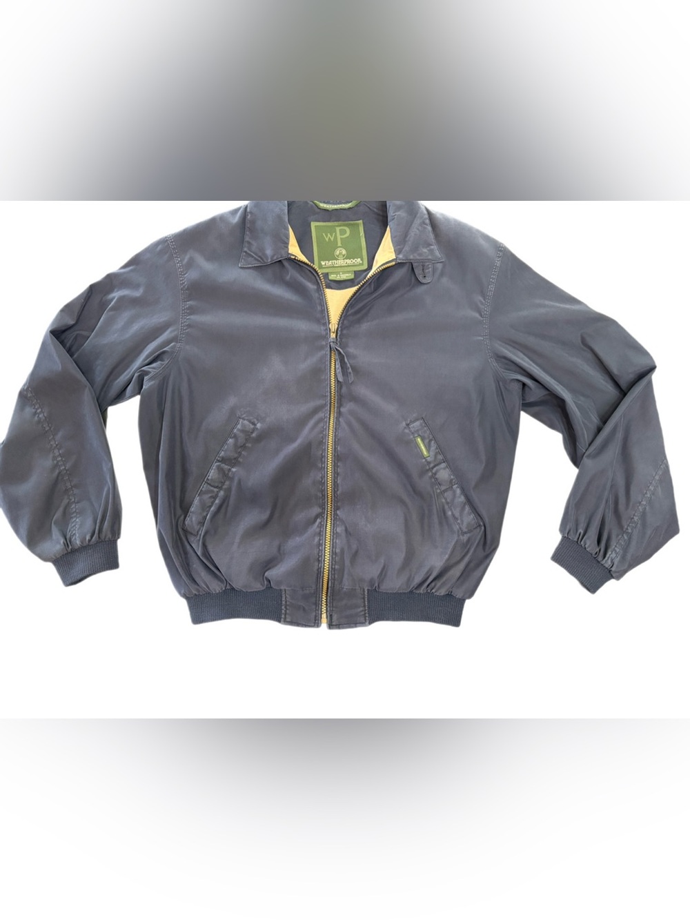 Weatherproof Garment Company Microfiber Bomber Jacket dark navy blue size small